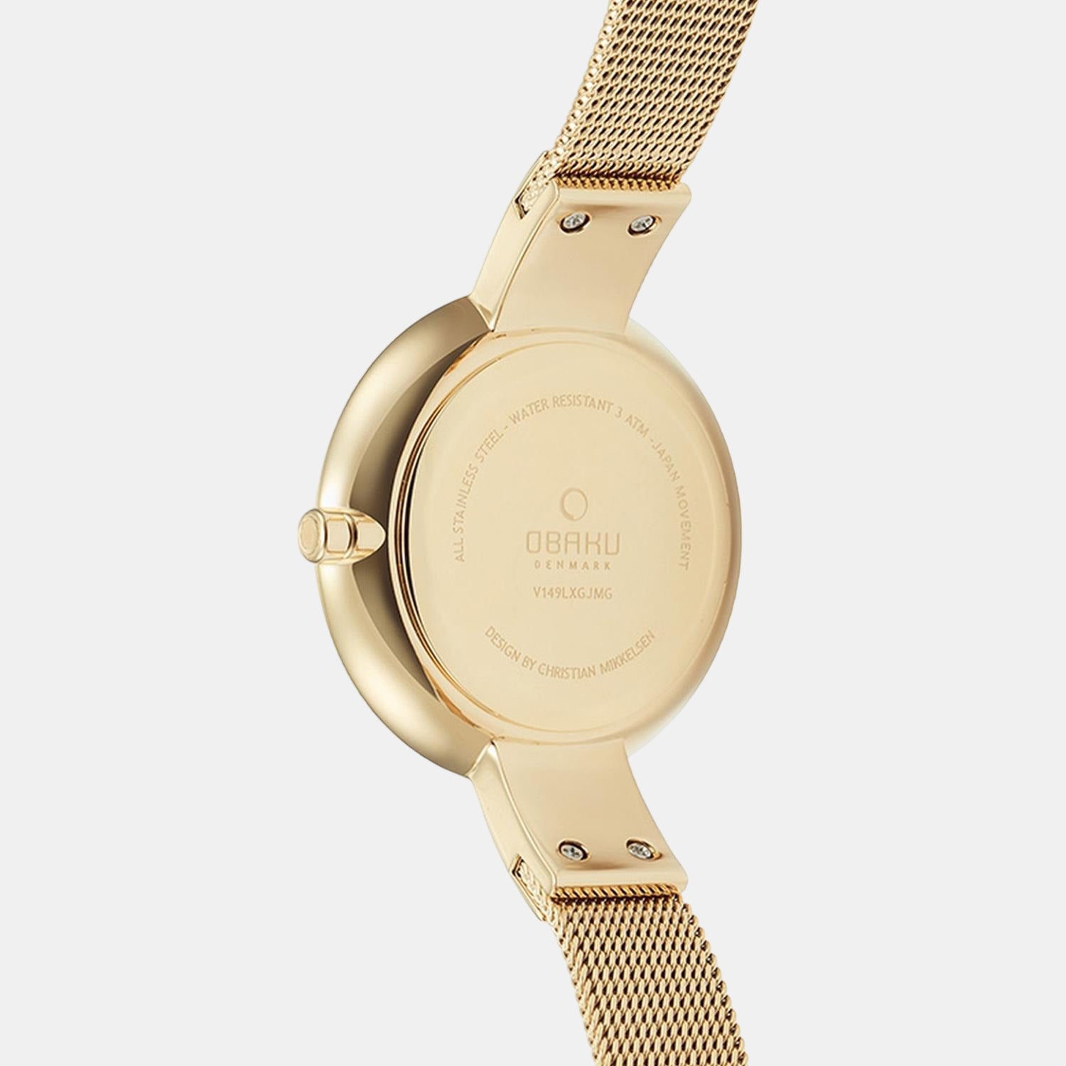 Obaku Stainless Steel Round watch
