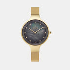 Sky Dusk Women Quartz Mother Of Pearl Dial Analog Stainless Steel Watch V173LXGJMG
