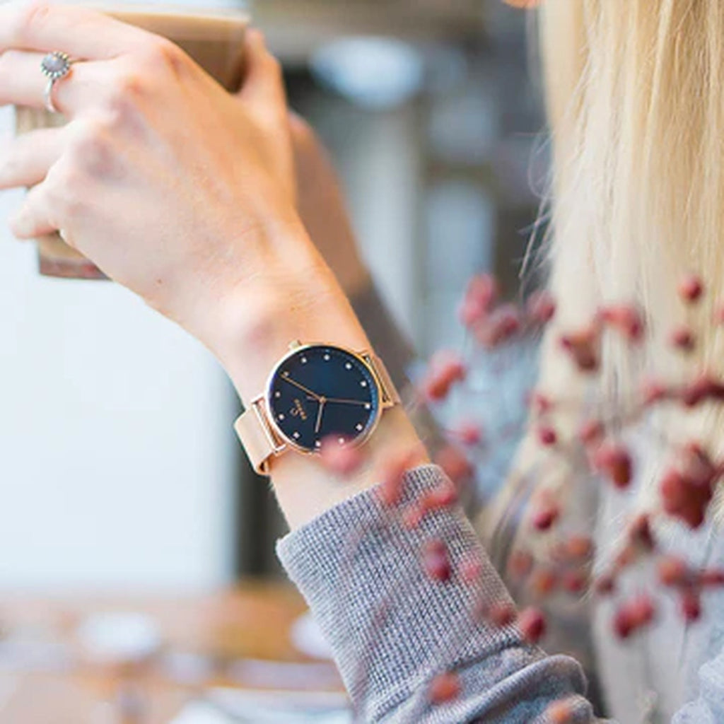 Vest Azure Women Quartz Mother Of Pearl Dial Analog Stainless Steel Watch V186LXVLMV