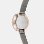 Liv-Granite Women Quartz Black Dial Analog Stainless Steel Watch V209LXVJMJ