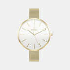 Viol Gold Women Quartz White Dial Analog Stainless Steel Watch V211LXGIMG