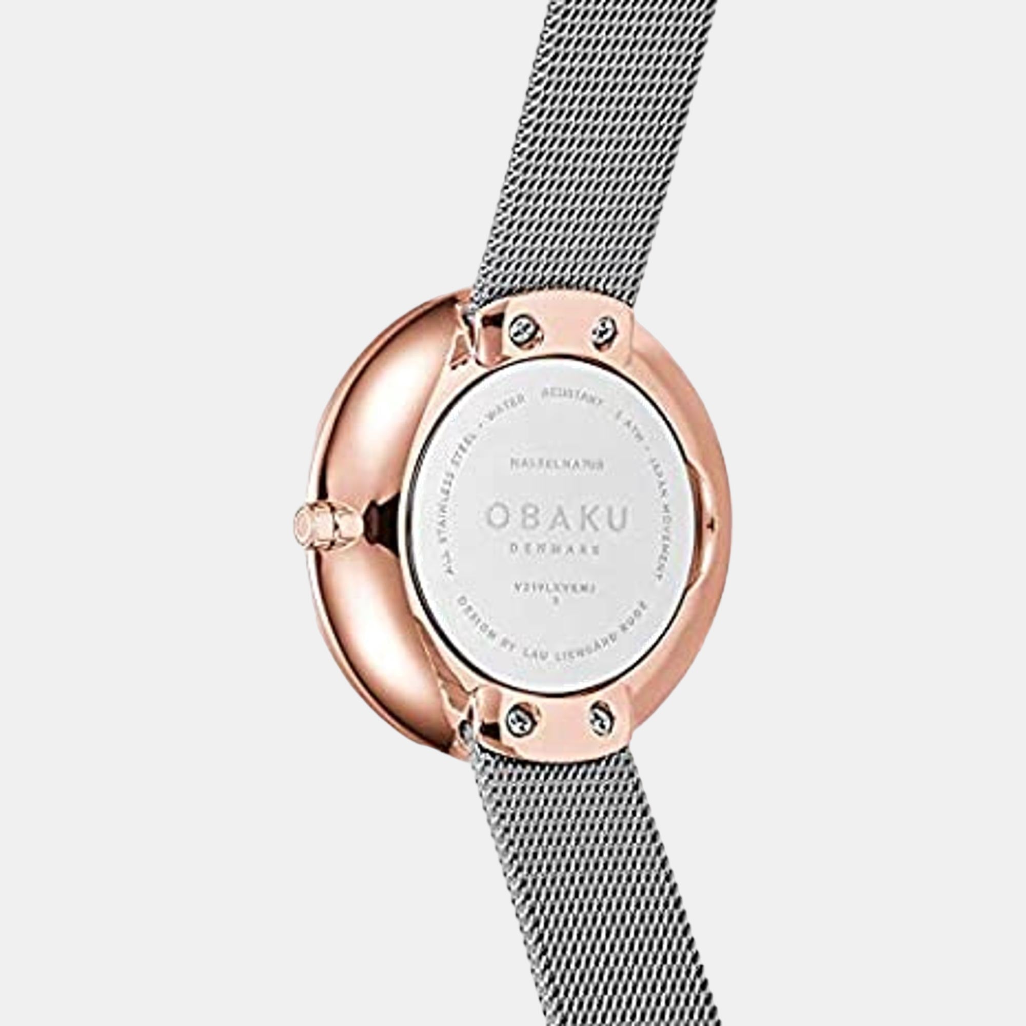 Hassel Natur Granite Women Quartz Black Dial Analog Stainless Steel Watch V219LXVKMJ