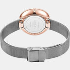 Hassel Natur Granite Women Quartz Black Dial Analog Stainless Steel Watch V219LXVKMJ