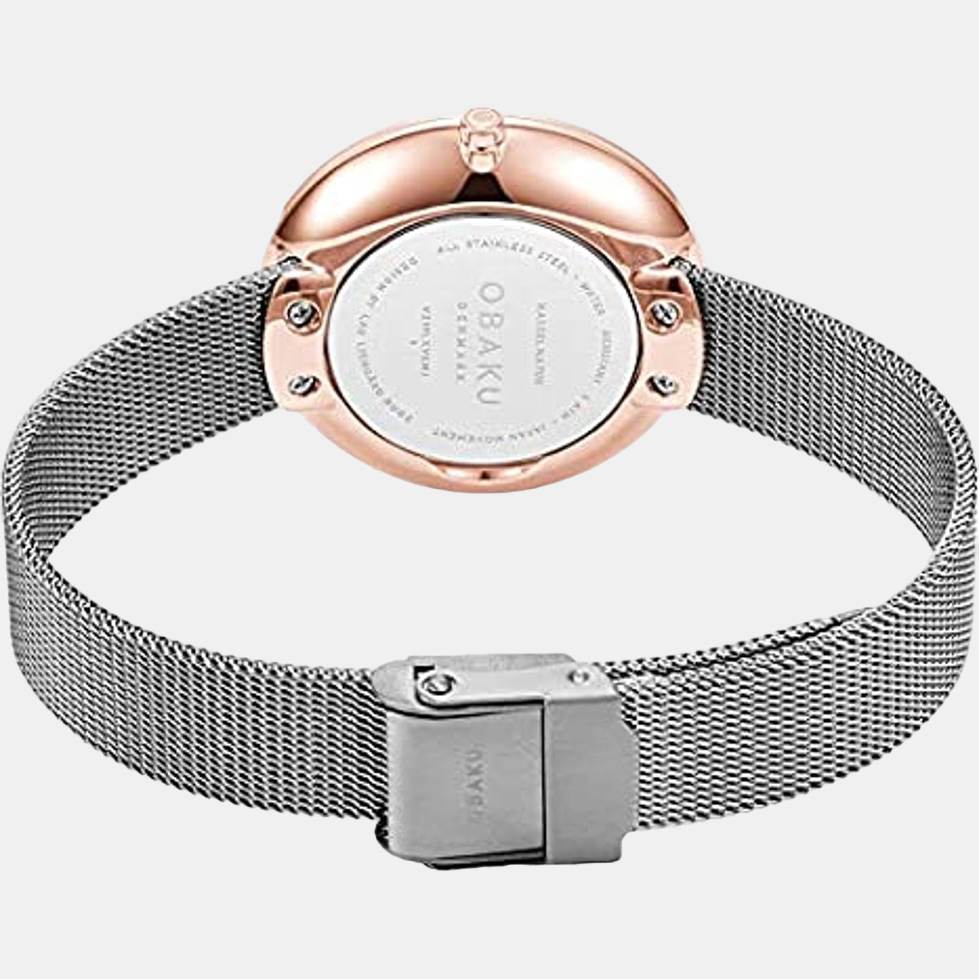 Hassel Natur Granite Women Quartz Black Dial Analog Stainless Steel Watch V219LXVKMJ