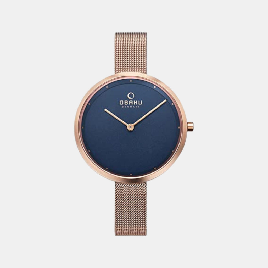 Dok-Azure Women Quartz Blue Dial Analog Stainless Steel Watch V227LXVLMV-EMJ