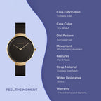 Birk Women Quartz Brown Dial Analog Stainless Steel Watch V231LXVNMN