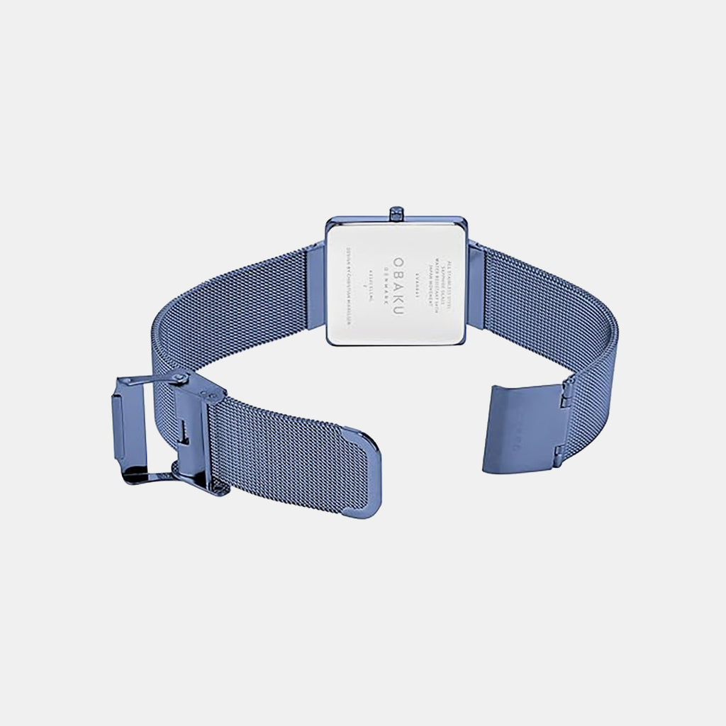 Kvadrat Women Quartz Blue Dial Analog Mesh Watch V236LXLLML2