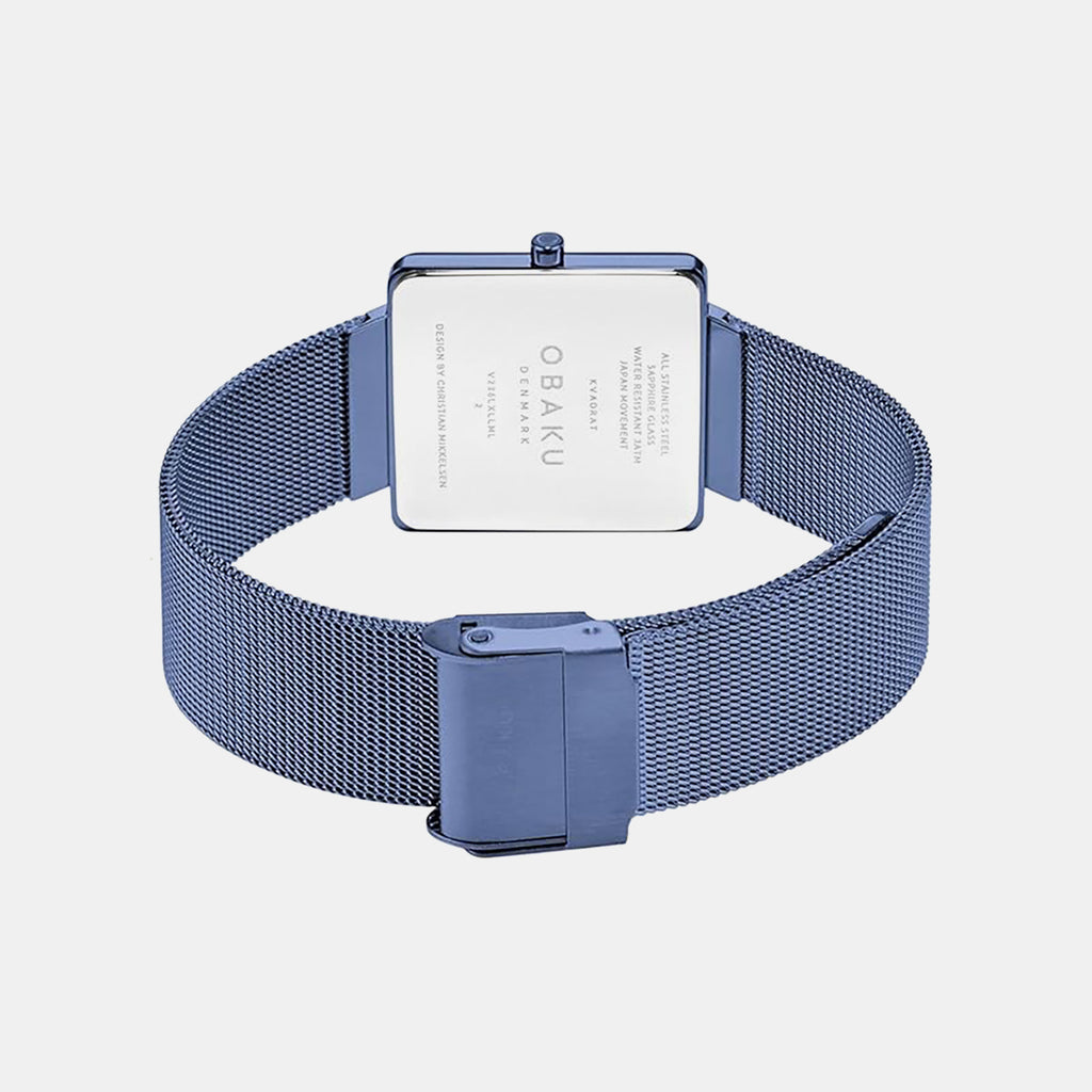 Kvadrat Women Quartz Blue Dial Analog Mesh Watch V236LXLLML2