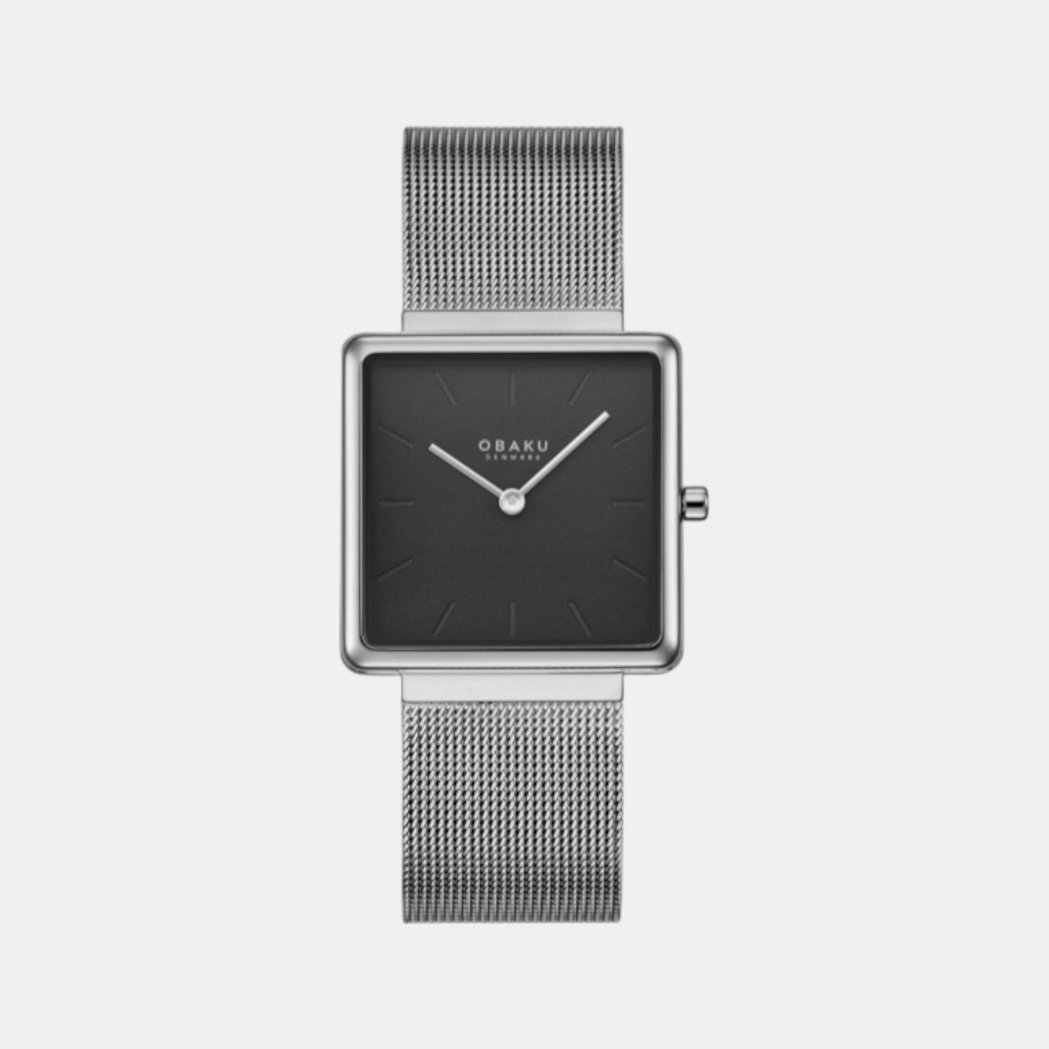 Kvadrat-Steel Women Quartz Black Dial Analog Stainless Steel Watch V236LXUUMU