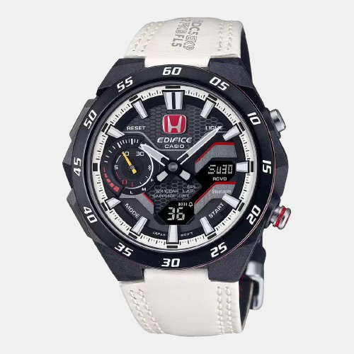 Casio Round Black Chronograph watch