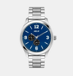 Helix Round Blue Analog watch