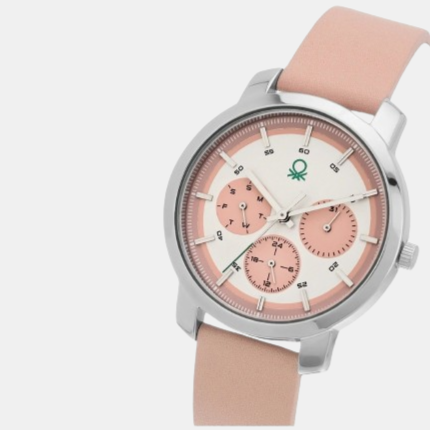 UCB Women Round Pink watch