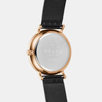 Ege Night Men Quartz Black Dial Analog Stainless Steel Watch V246GMVBMB