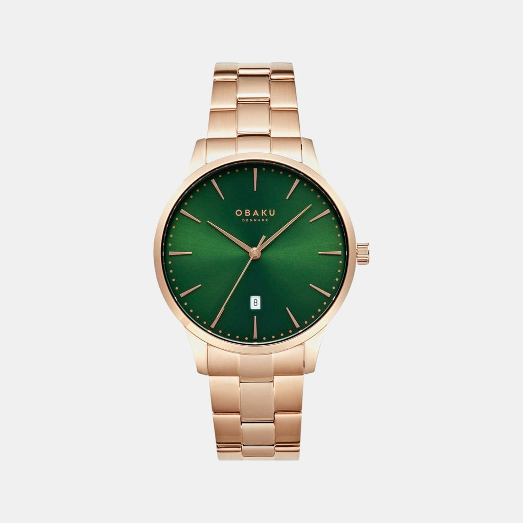 Lyng Stor Mint Men Quartz Green Dial Analog Stainless Steel Watch V247XDVESV