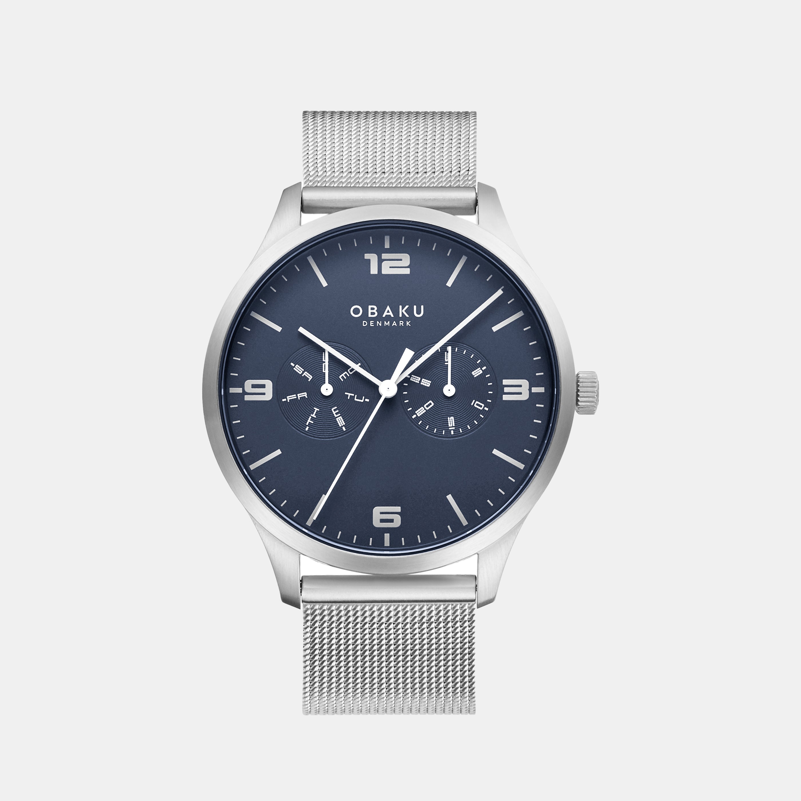Obaku Round Blue Analog watch
