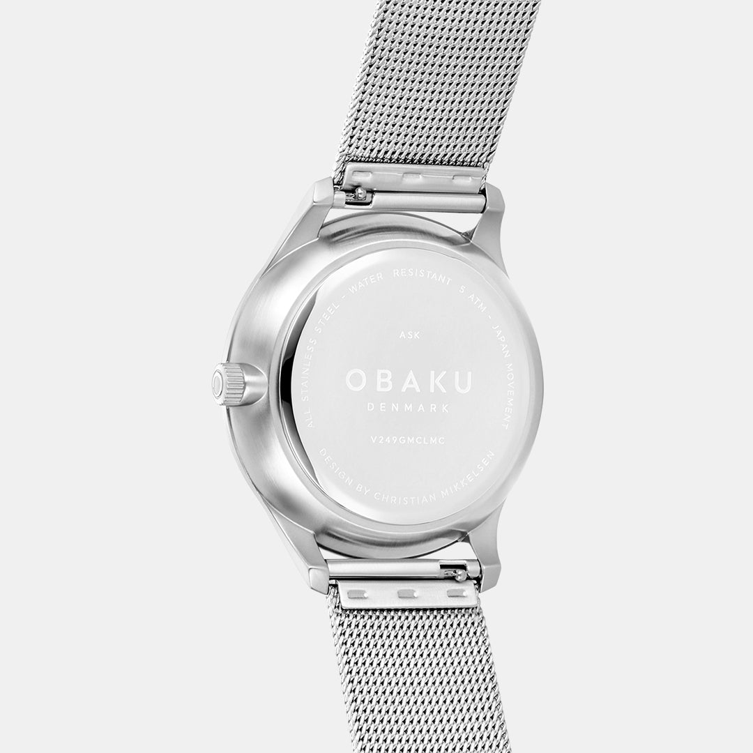 Obaku Men Round Blue watch