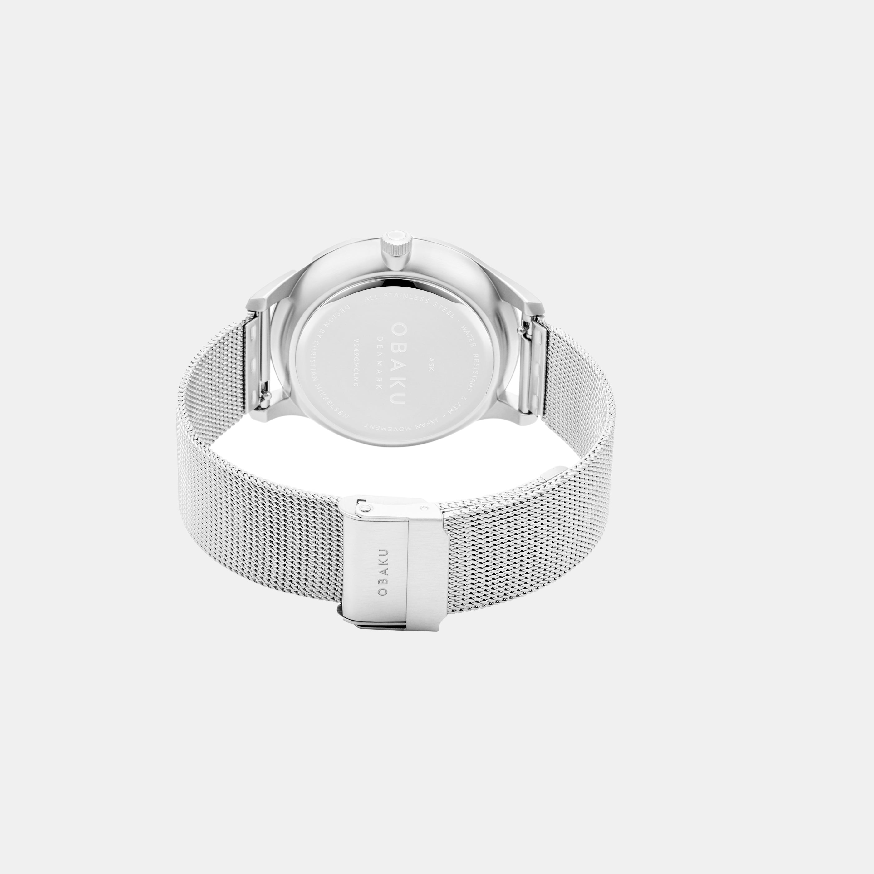 Obaku Stainless Steel Round watch