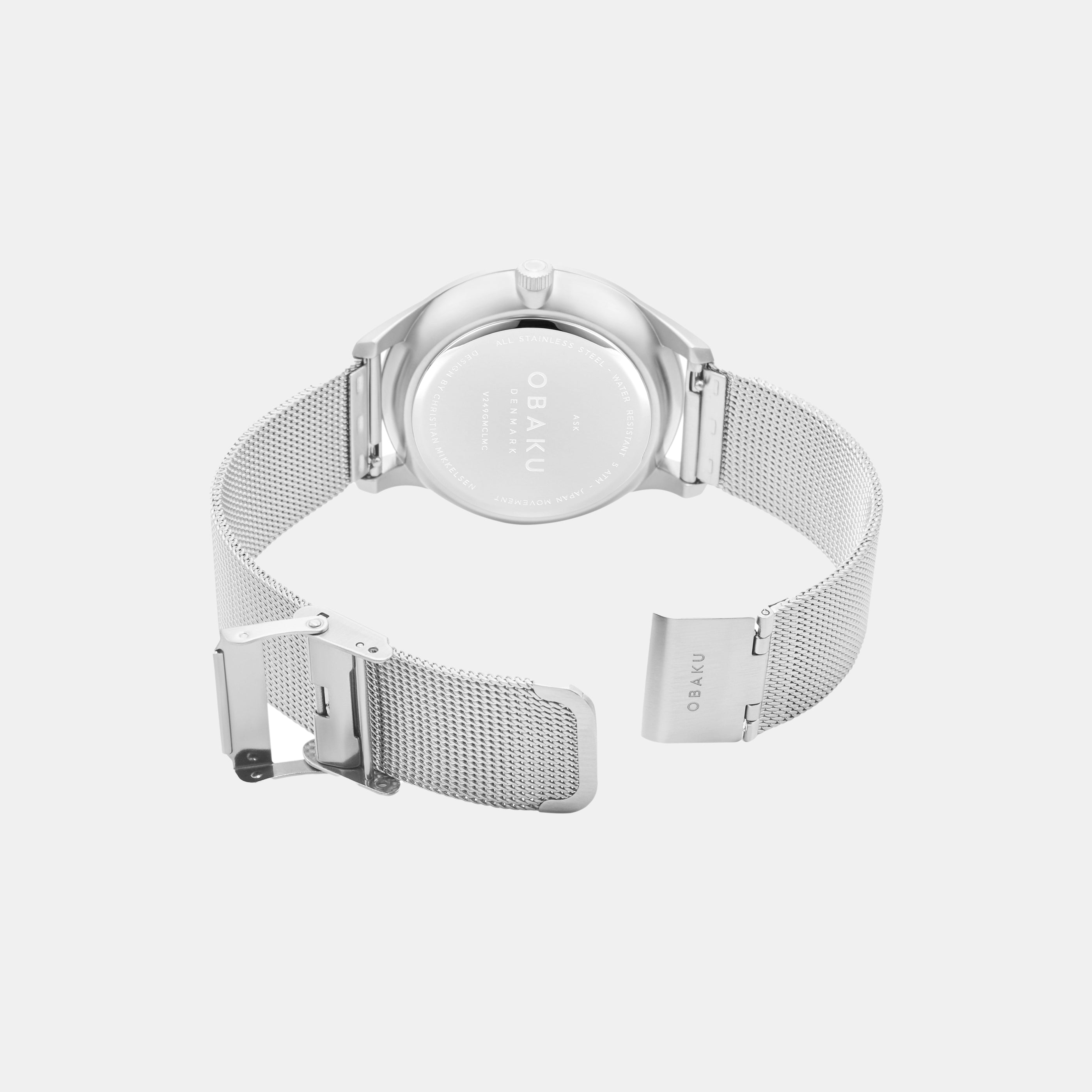 Obaku Stainless Steel Blue watch