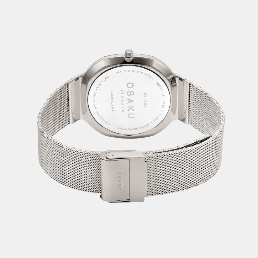 Obaku Stainless Steel Blue watch