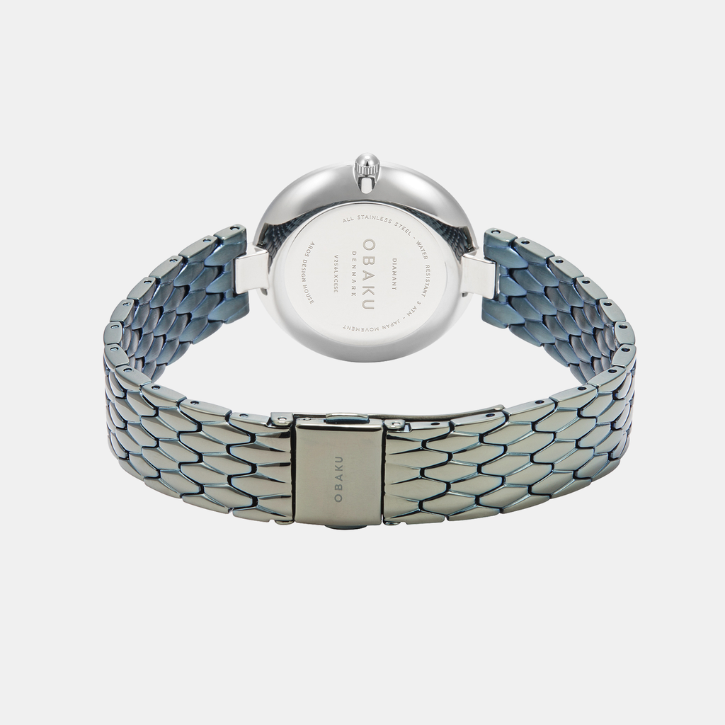 Obaku Stainless Steel Round watch