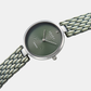 Women Quartz Green Dial Analog Stainless Steel Watch V256LXCESE