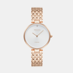 Obaku Round Silver Analog watch