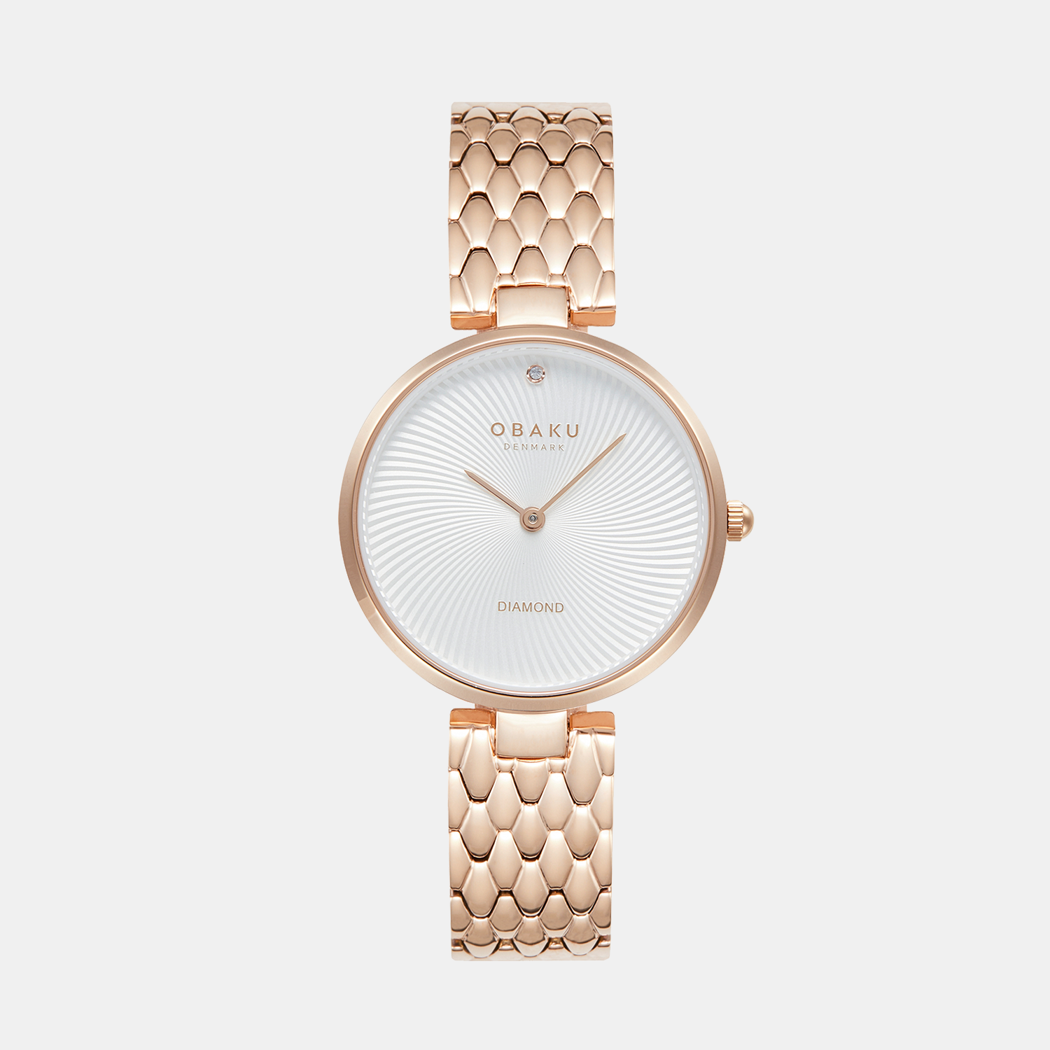 Obaku Round Silver Analog watch