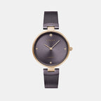 Obaku Round Brown Analog watch