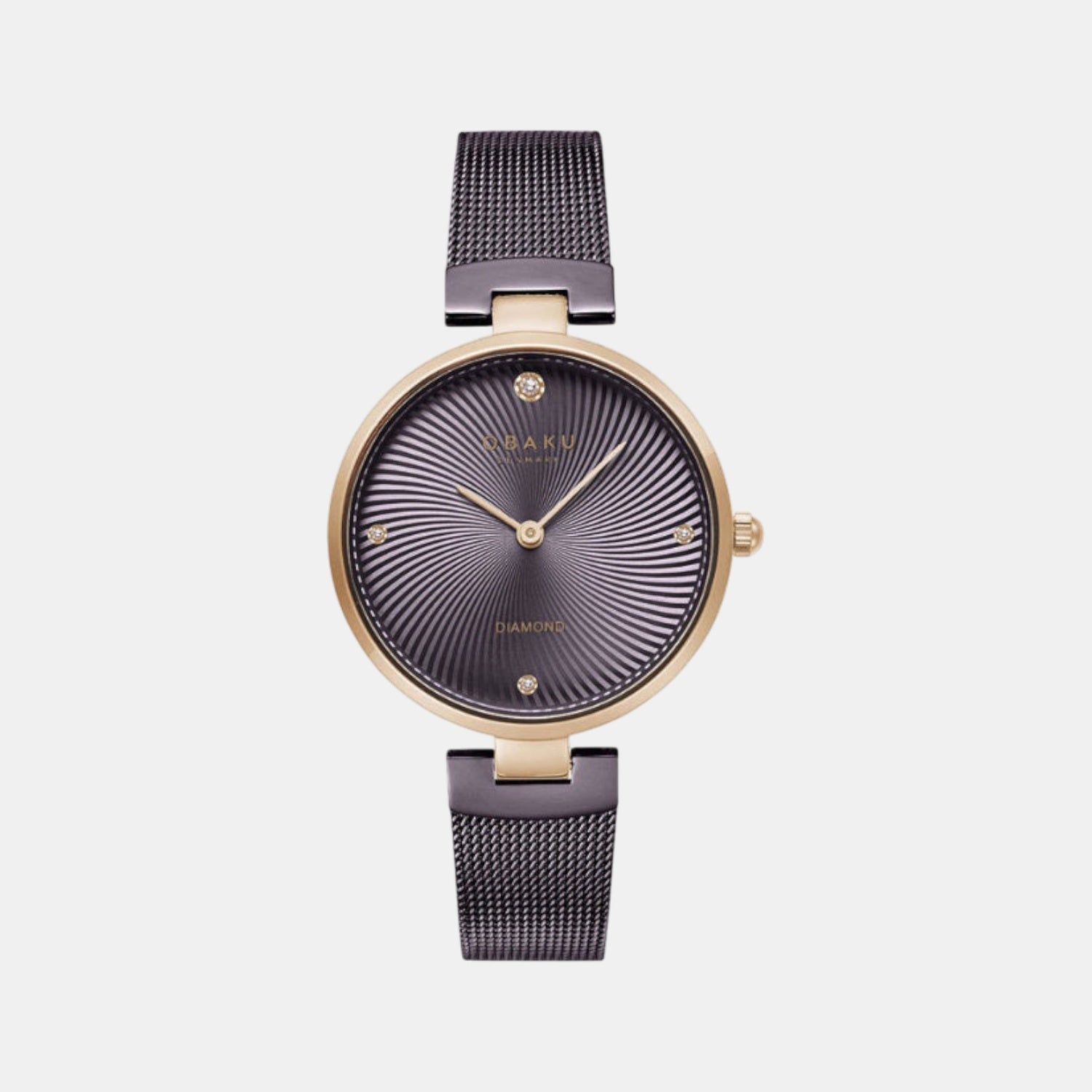 Diamant Women Quartz Brown Dial Analog Stainless Steel Watch V256LXVNMN-DD