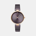 Diamant Women Quartz Brown Dial Analog Stainless Steel Watch V256LXVNMN