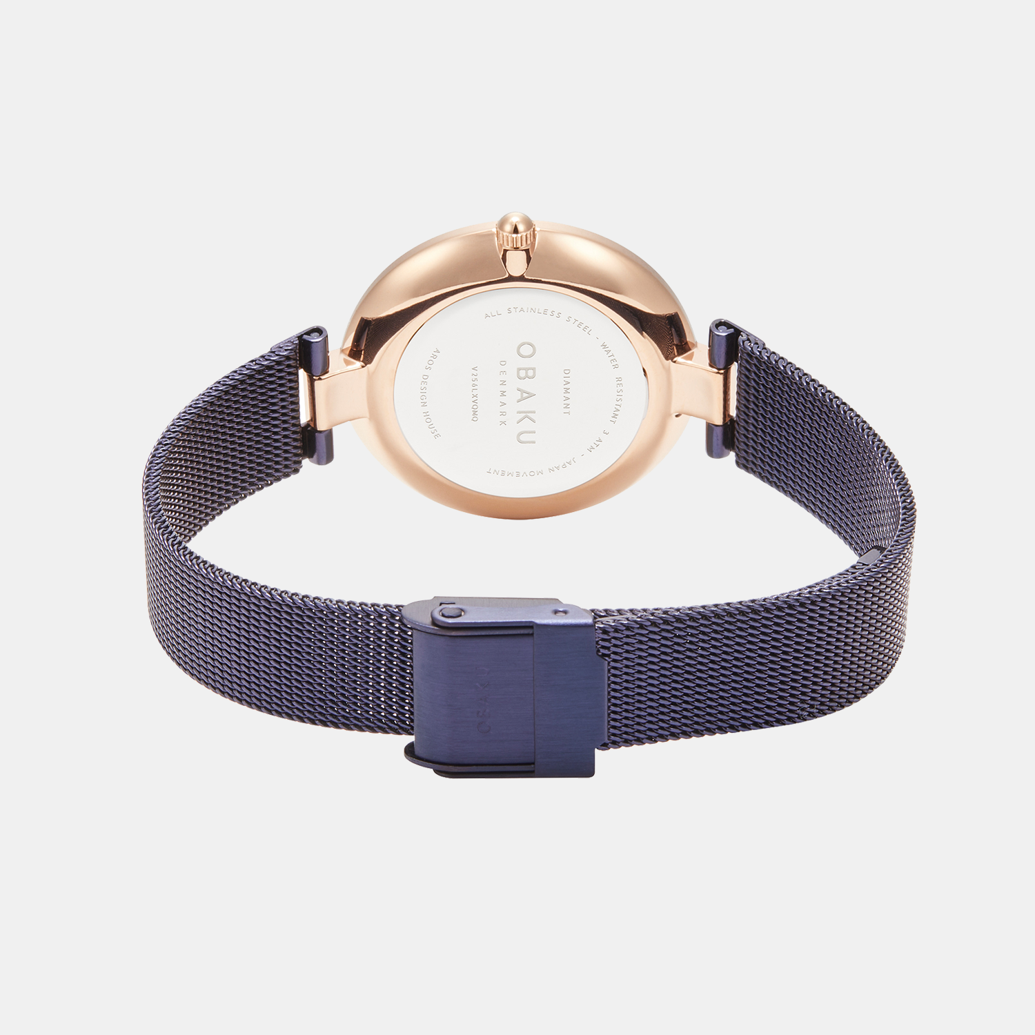 Obaku Stainless Steel Round watch