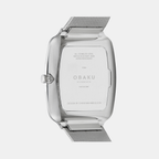 Obaku Stainless Steel Tonneau watch