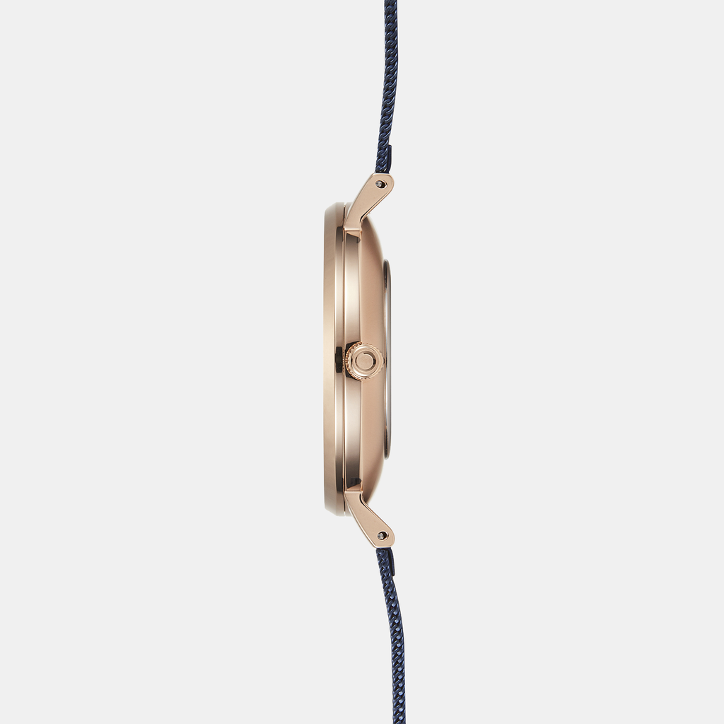 Obaku Women Round Blue watch