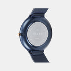 Satin Ocean Men Quartz Blue Dial Analog Mesh Watch V269GXSLML