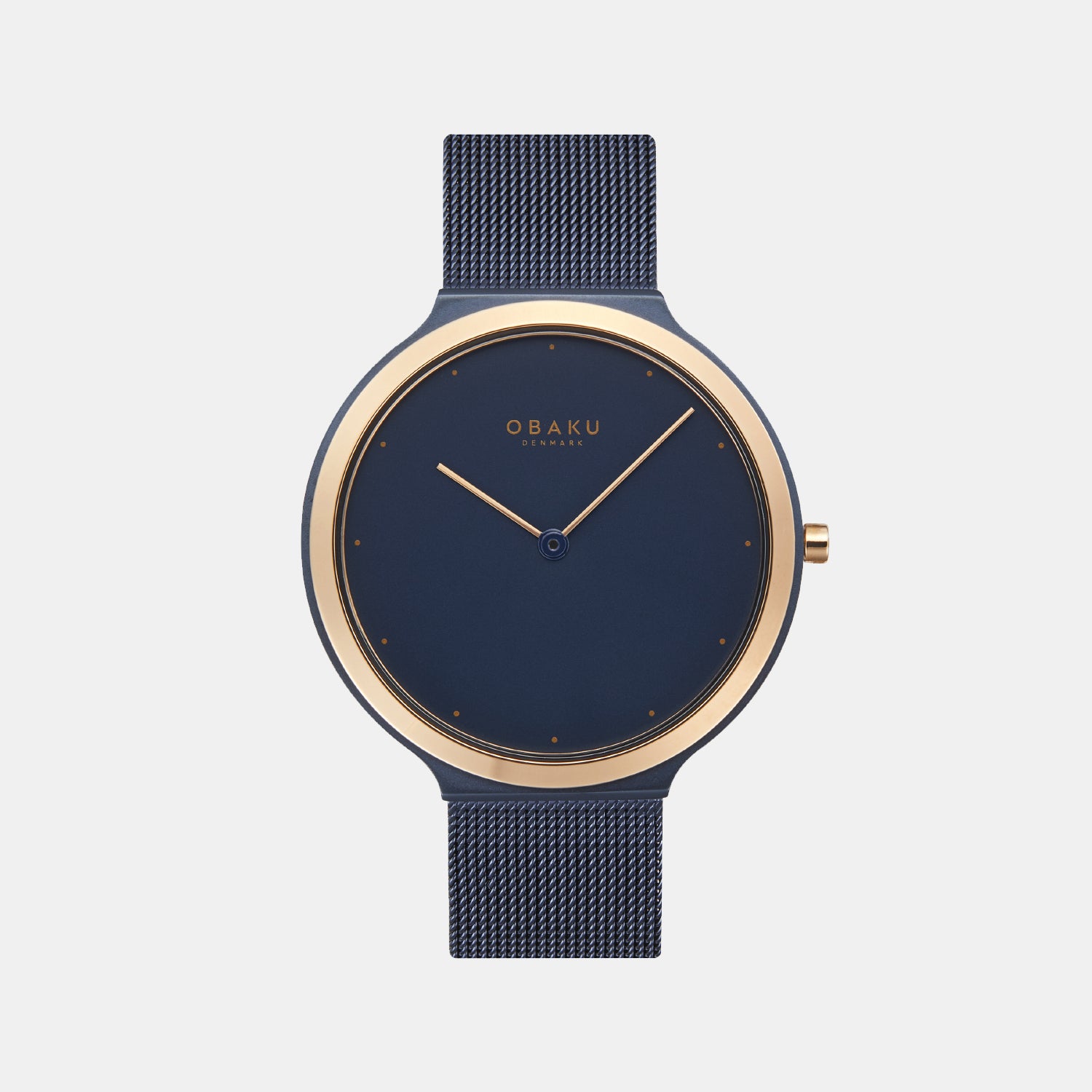 Satin Ocean Men Quartz Blue Dial Analog Mesh Watch V269GXSLML