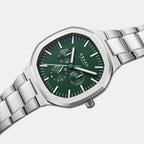 Ild Jude Men Quartz Green Dial Multi-Function Stainless Steel Watch V275GMCESC