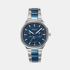 Obaku Octagon Blue Analog watch