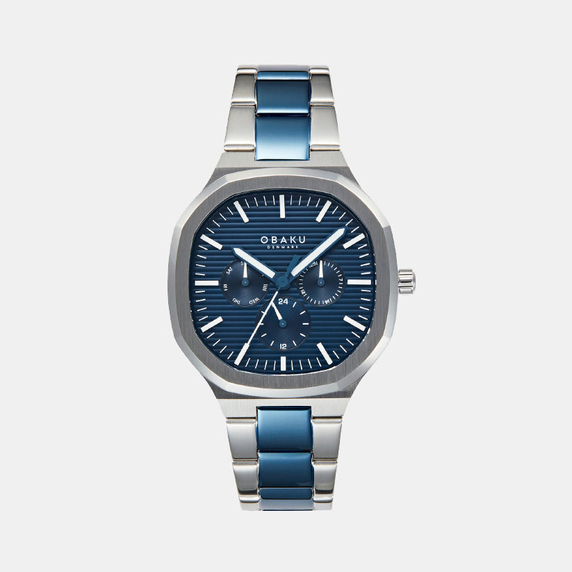 Obaku Octagon Blue Analog watch