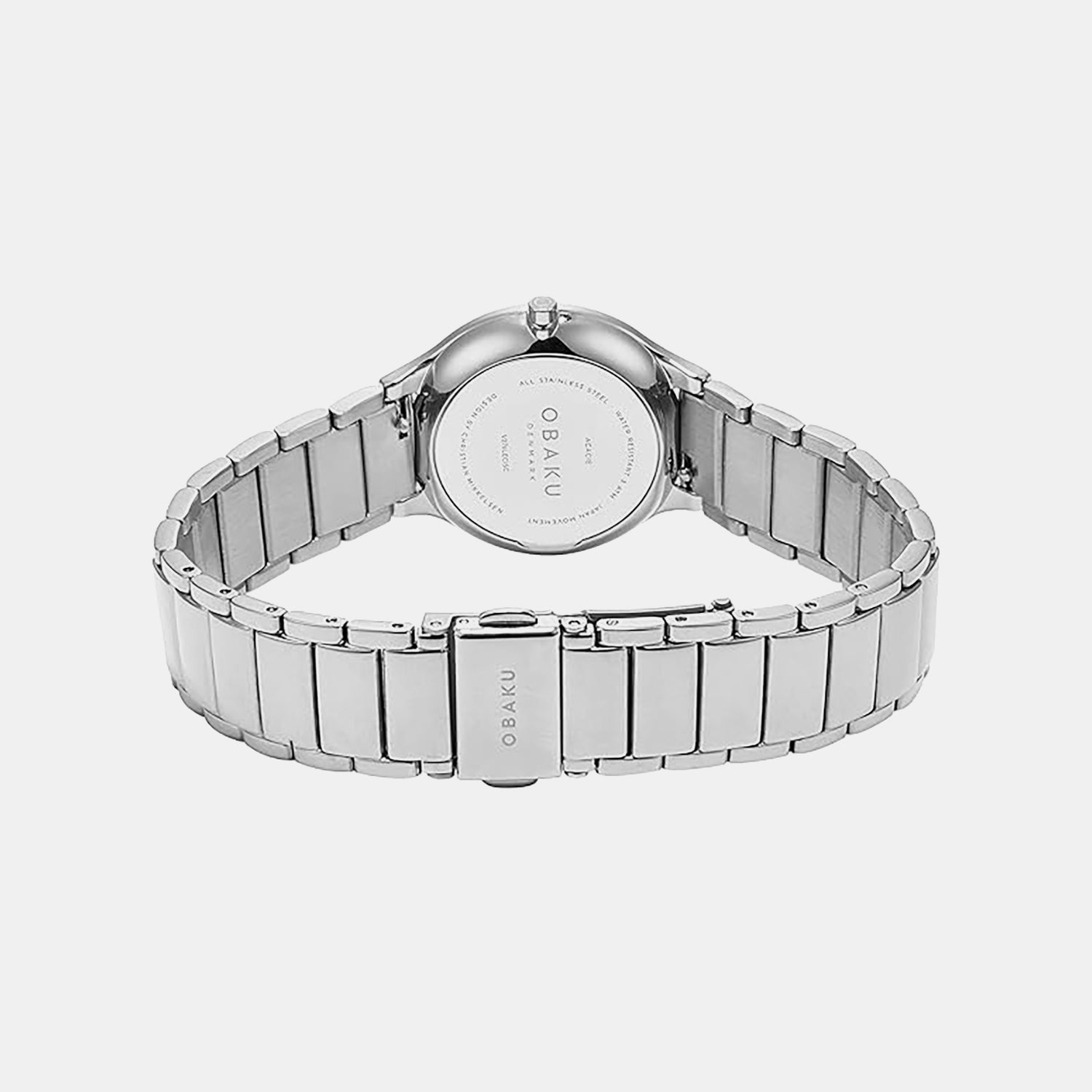 Acacie Women Quartz Silver Dial Analog Stainless Steel Watch V276LECISC