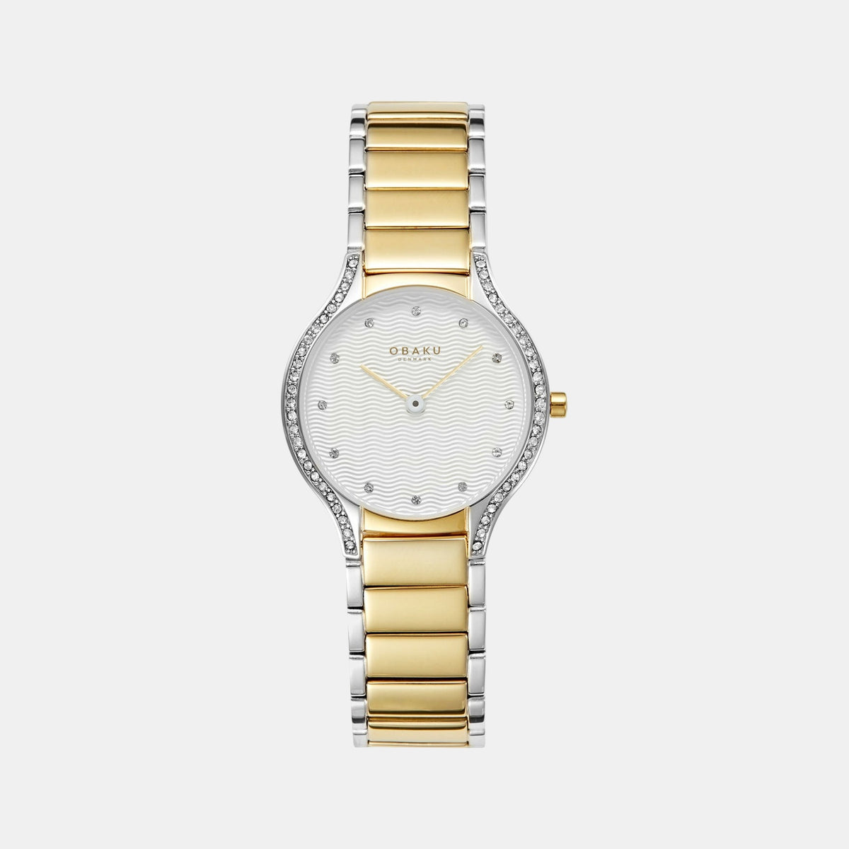 Acacie Women Quartz Silver Dial Analog Stainless Steel Watch V276LEFISF