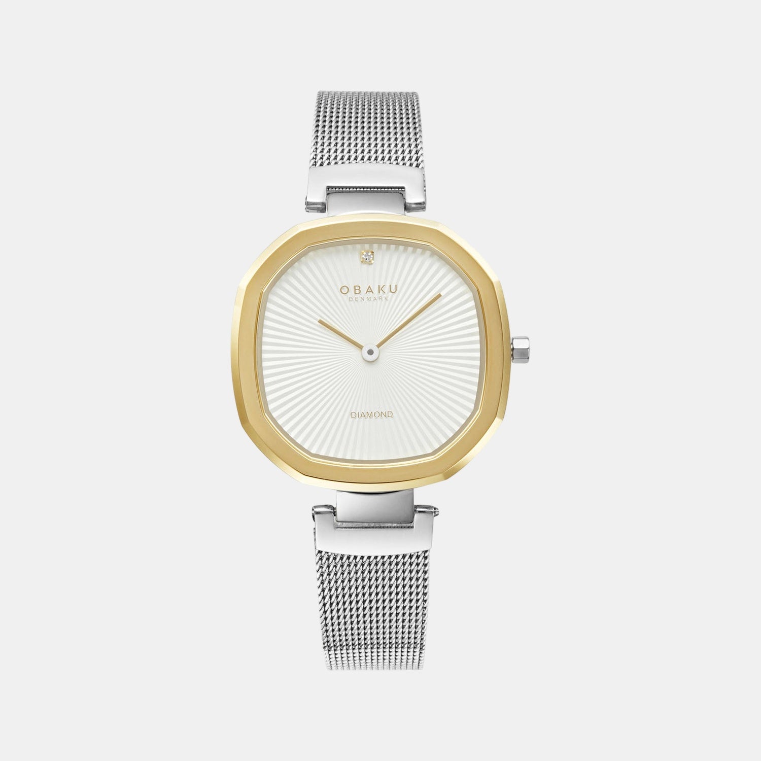 Brilliant Women Quartz Silver Dial Analog Stainless Steel Watch V277LXFIMC