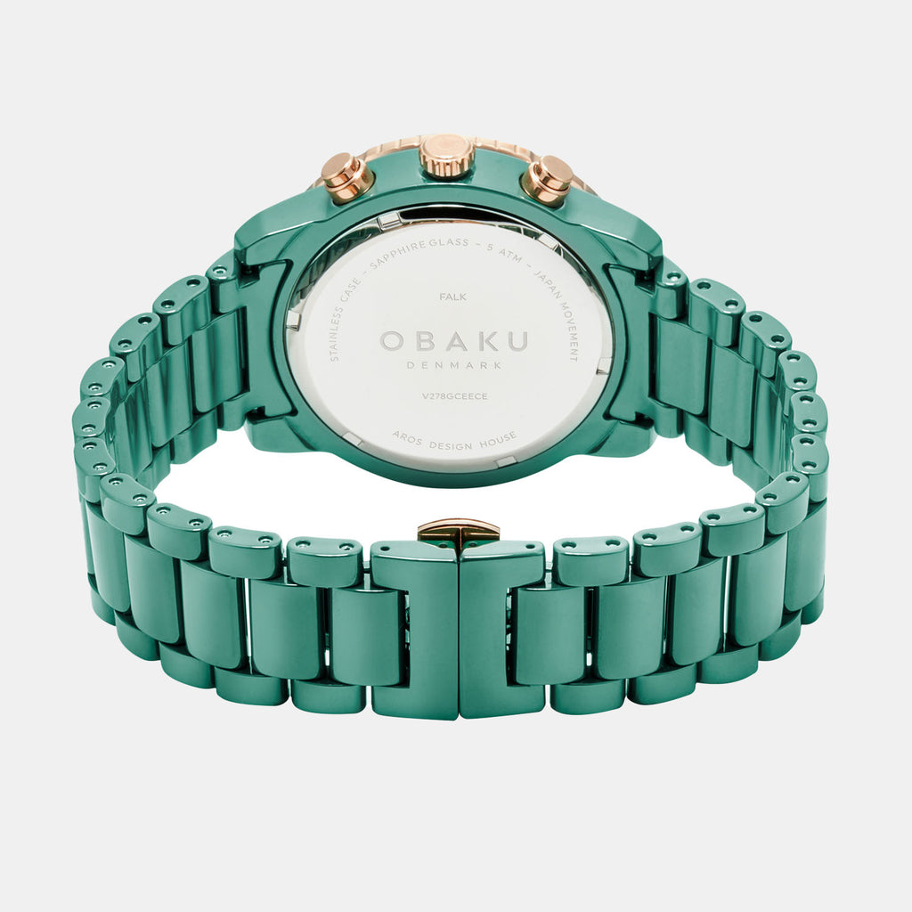 Obaku Stainless Steel Round watch