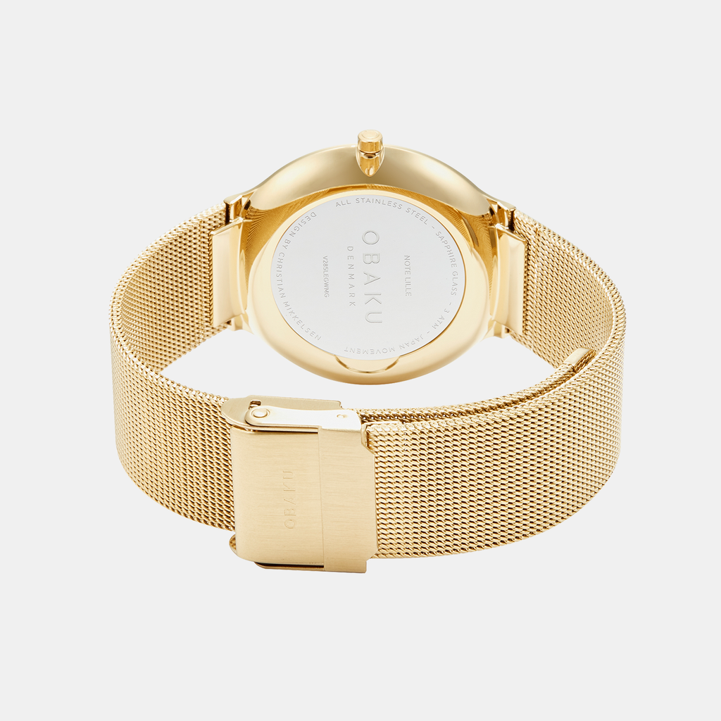 Obaku Stainless Steel Round watch