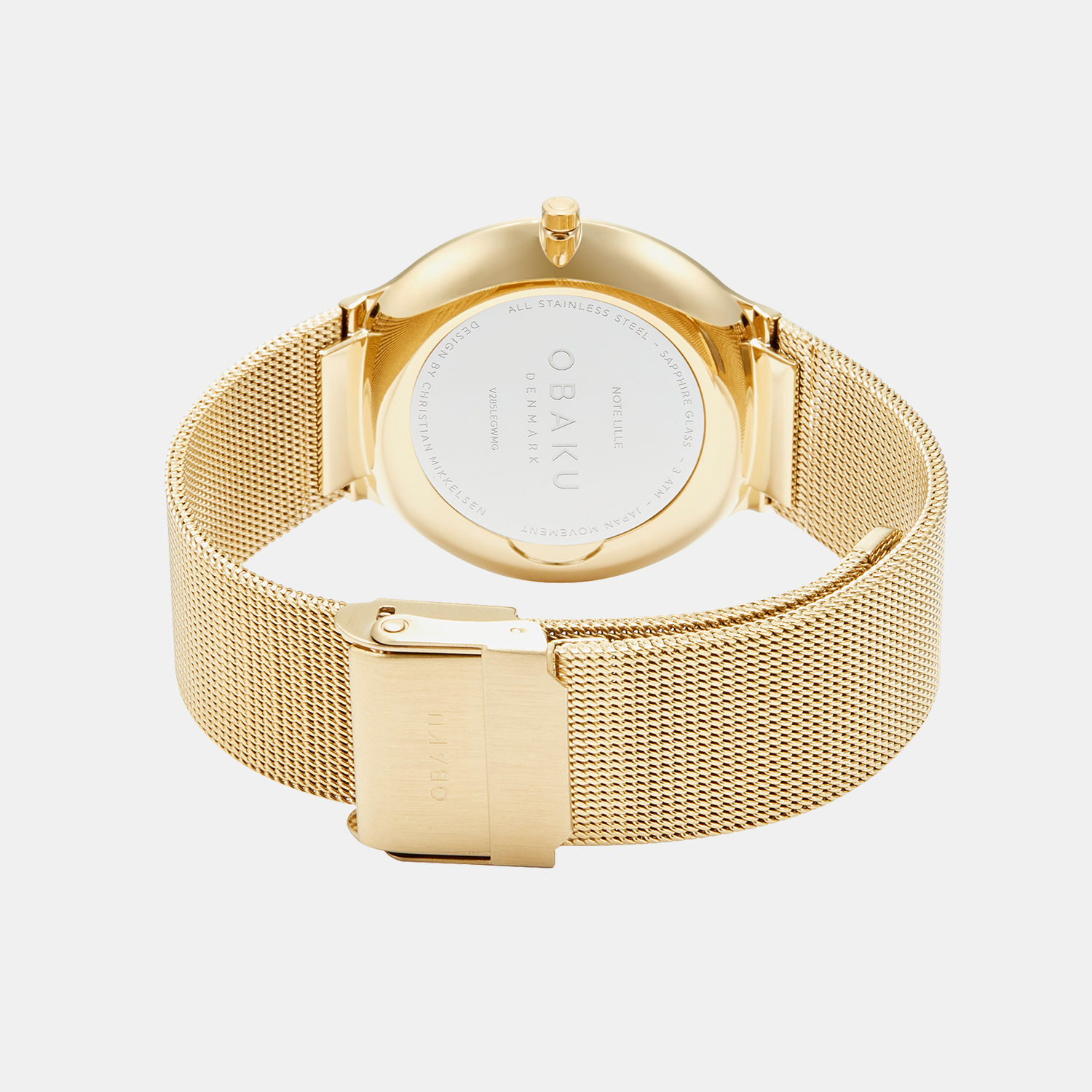 Obaku Stainless Steel Round watch