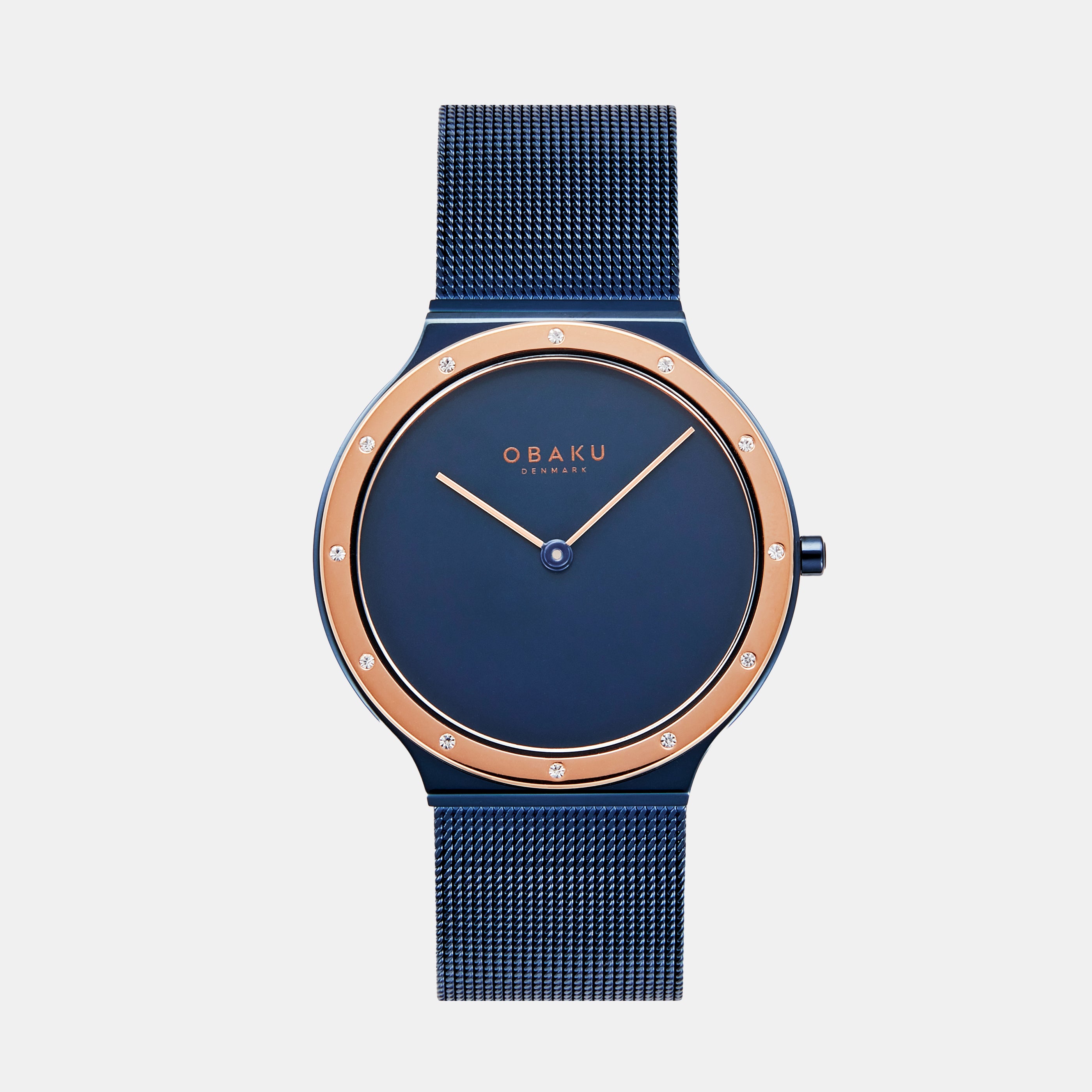 Obaku Round Blue Analog watch