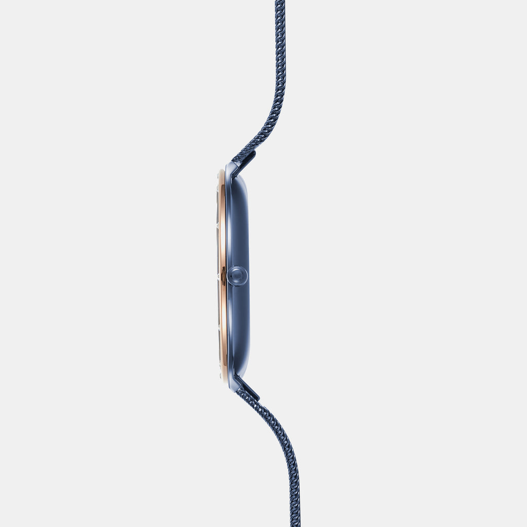 Obaku Women Round Blue watch