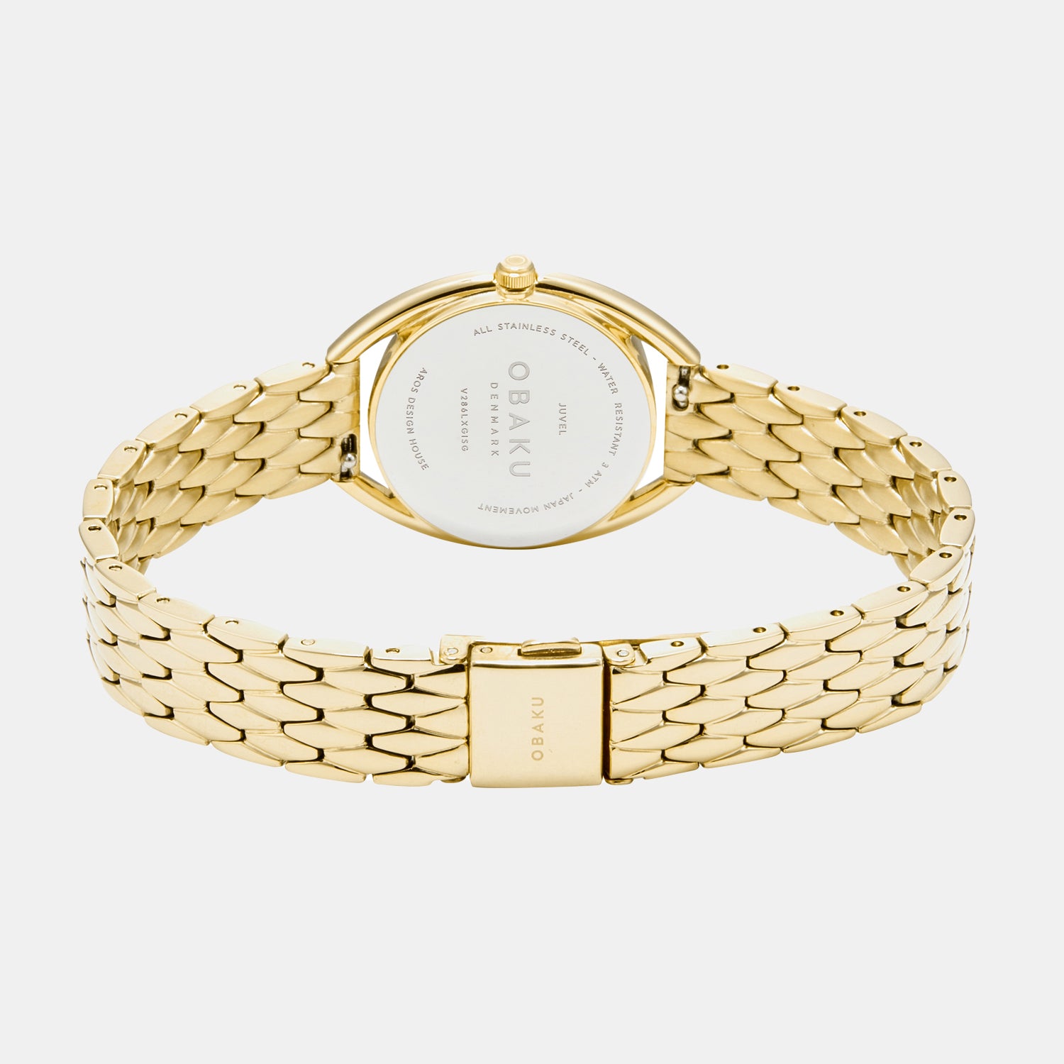 Obaku Stainless Steel Round watch