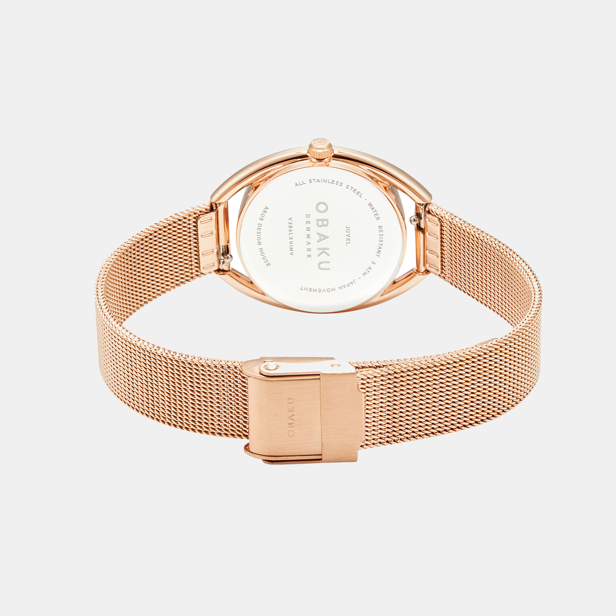 Obaku Stainless Steel Round watch