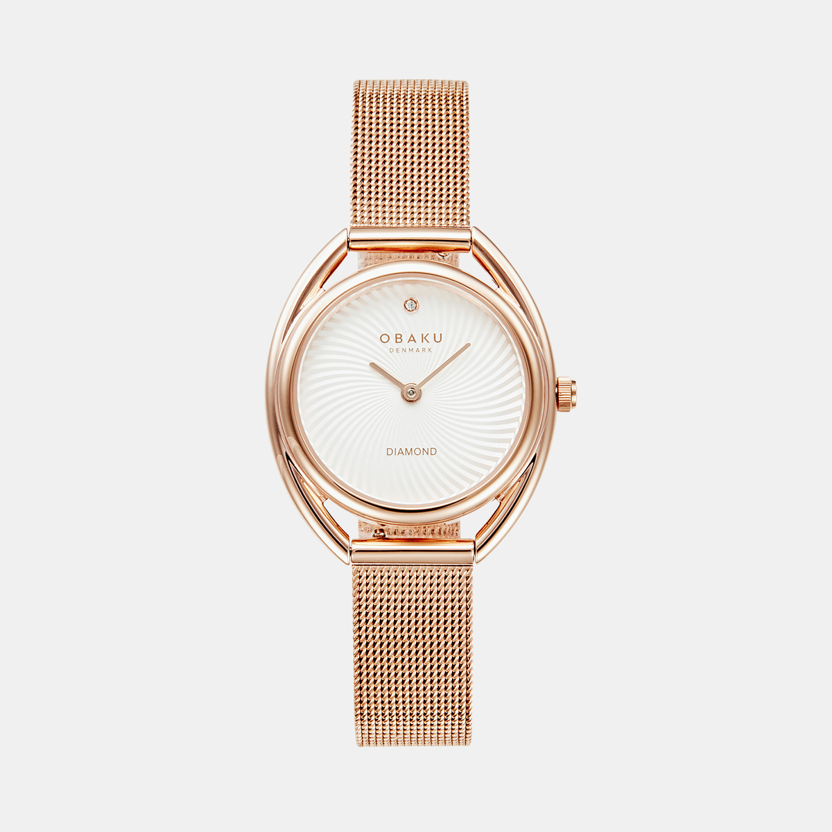 Obaku Round Silver Analog watch