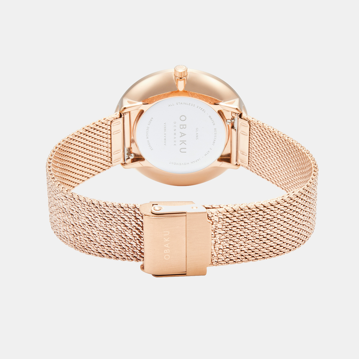 Obaku Stainless Steel Round watch